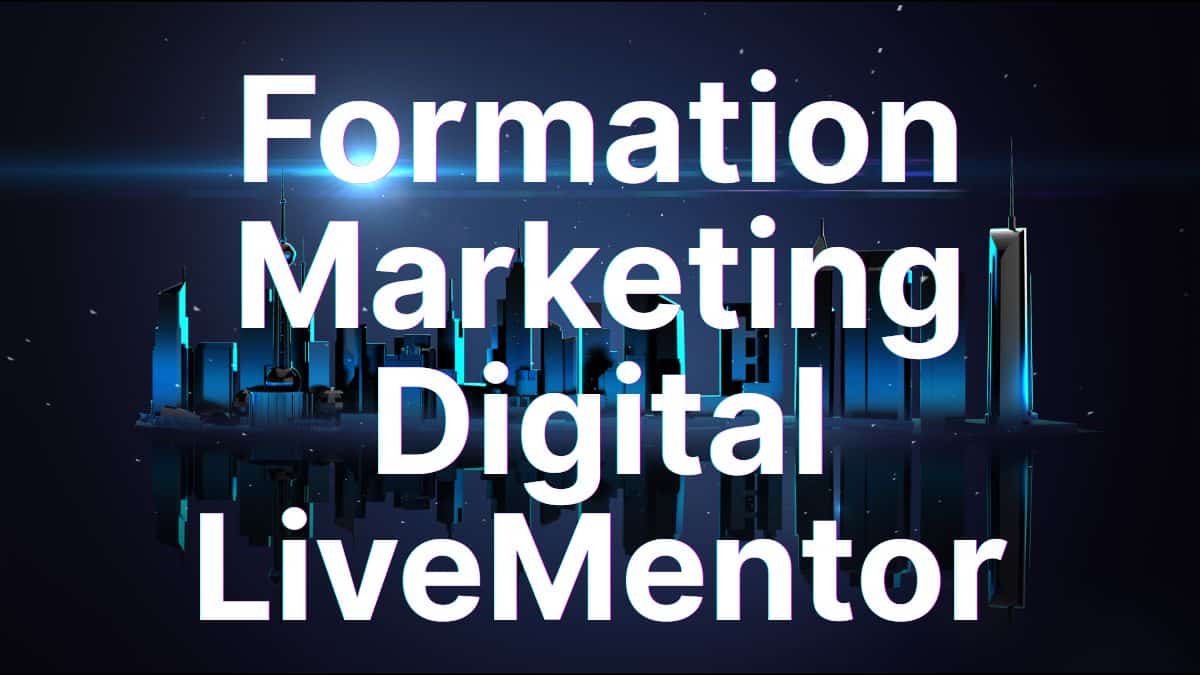 formation marketing digital livementor 2026