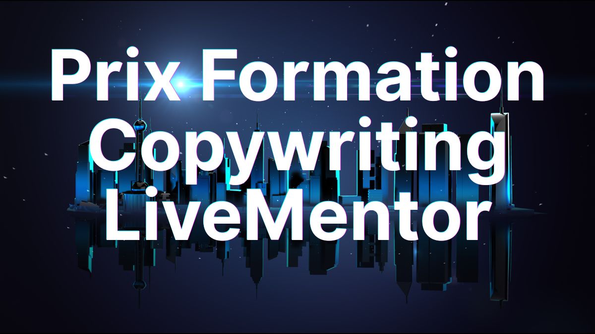 La formation Copywriting coûte 1 650 €. Le Parcours Freelance Copywriter, qui combine Freelance et Copywriting sur 6 mois, coûte 2 780 €.