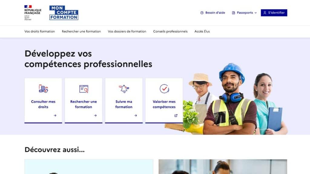 moncompteformation livementor cpf inscription