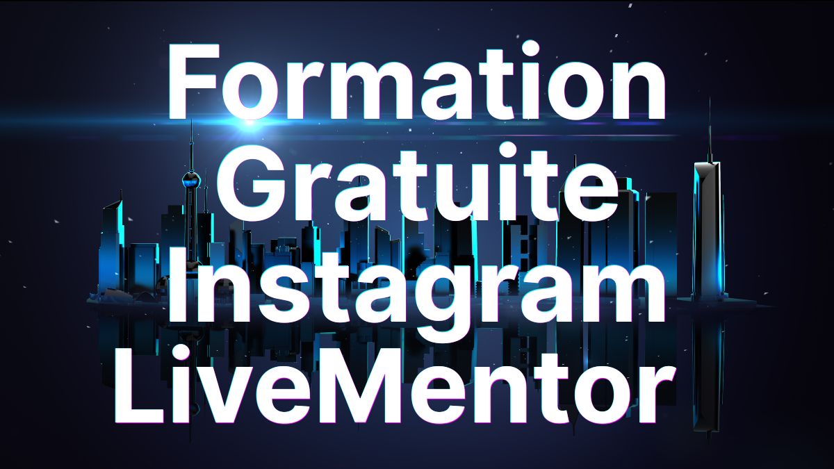 Illustration de couverture de la formation Instagram gratuite LiveMentor